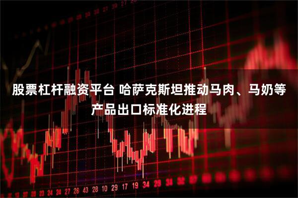 股票杠杆融资平台 哈萨克斯坦推动马肉、马奶等产品出口标准化进程