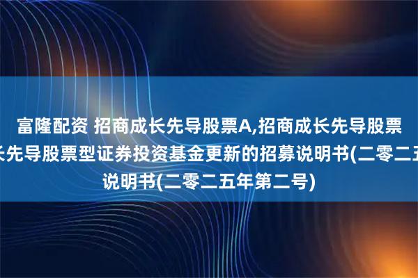富隆配资 招商成长先导股票A,招商成长先导股票C: 招商成长先导股票型证券投资基金更新的招募说明书(二零二五年第二号)
